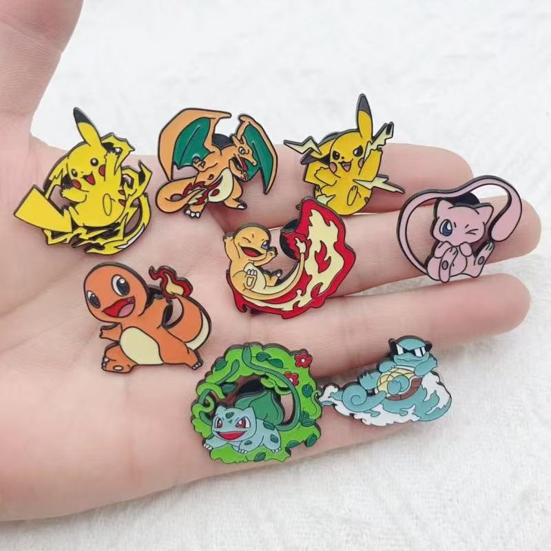 Party Games Crazy - 8 badges broches en alliage motif