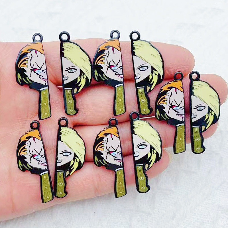 Party Games Crazy - 10 pièces de pendentifs porte-clés en