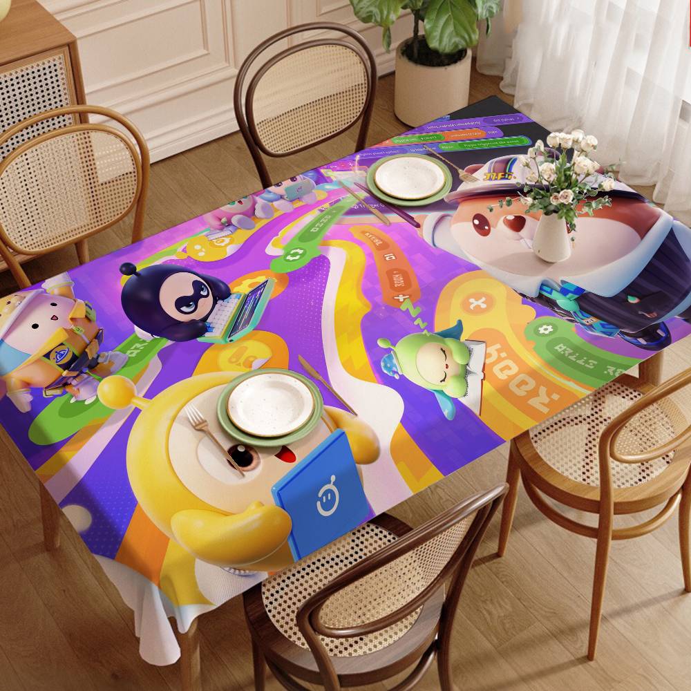 Party Games Easter Egg - Nappe de table rectangulaire imperméable et