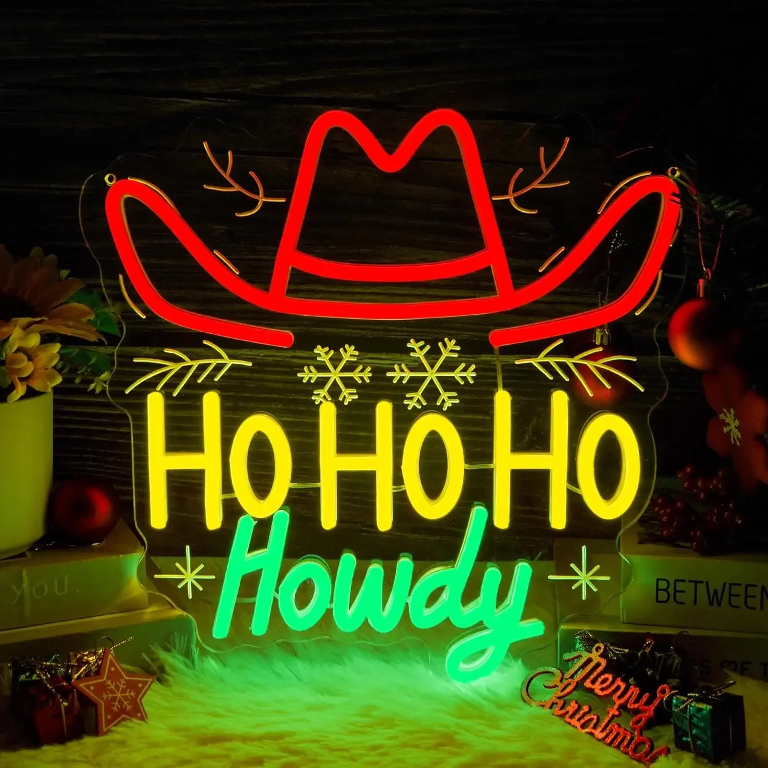 Party Games Shop - Enseigne néon de Noël Ho Ho