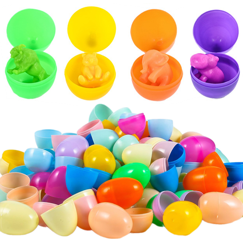 Party Games Easter Egg - Oeufs de pâques vides en plastique,
