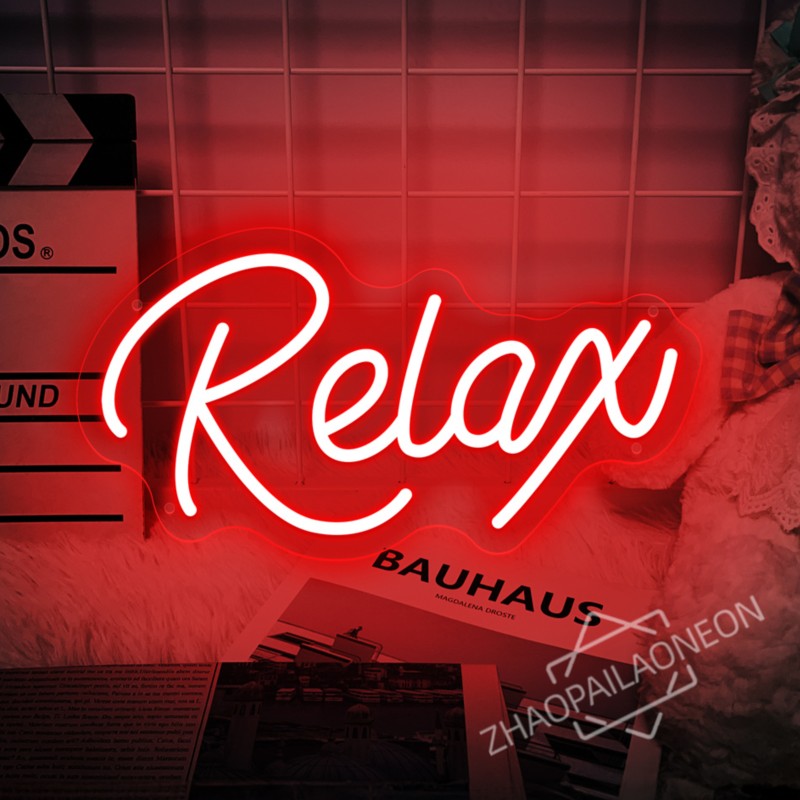 Party Games Shop - Relax LED enseignes au néon magasin