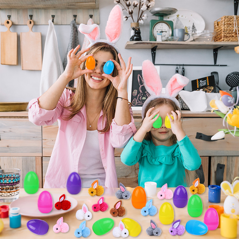 Party Games Easter Egg - 24 œufs de Pâques mignons avec