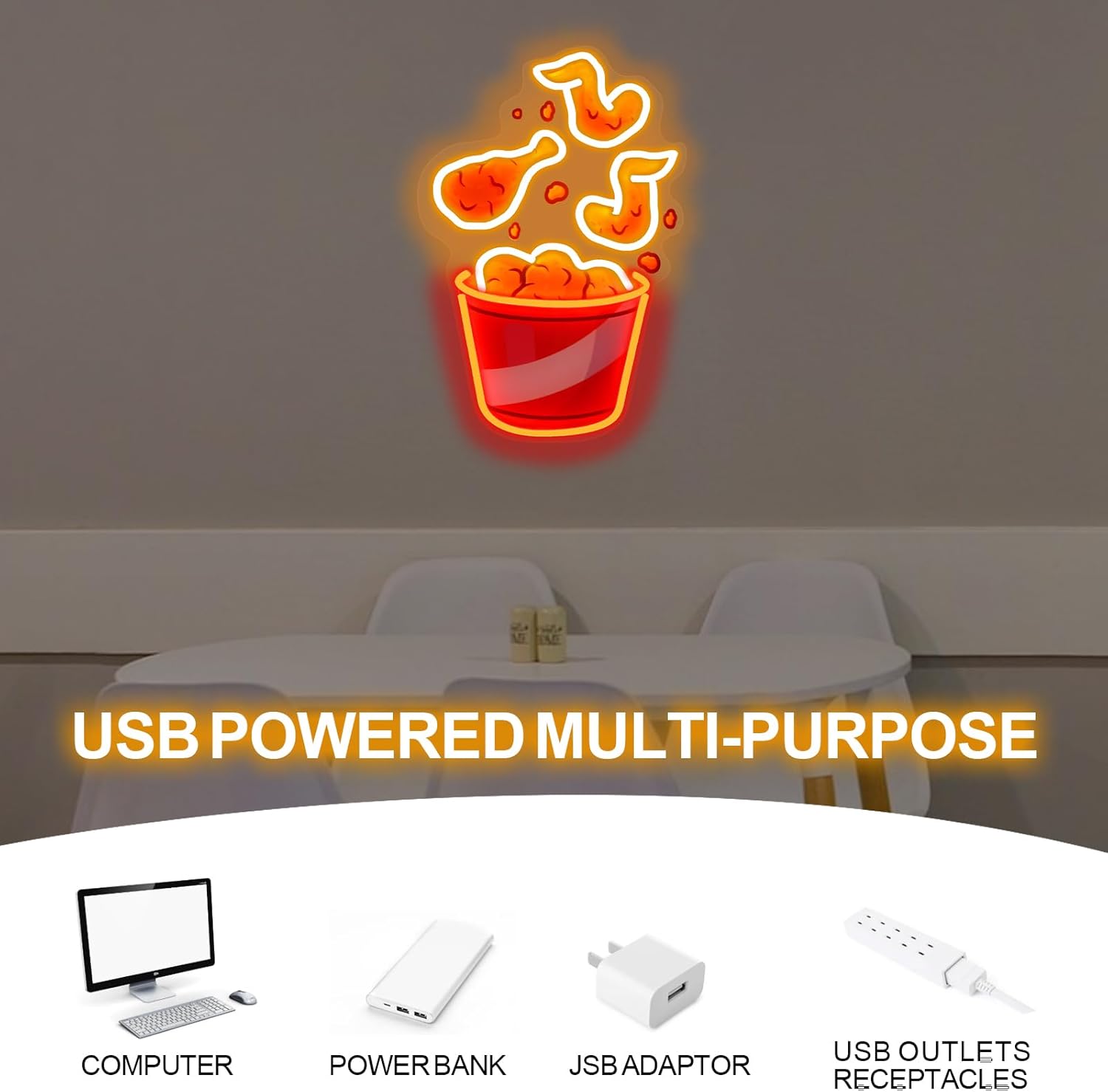 Enseigne néon LED USB à intens - Party Games Shop avis et prix