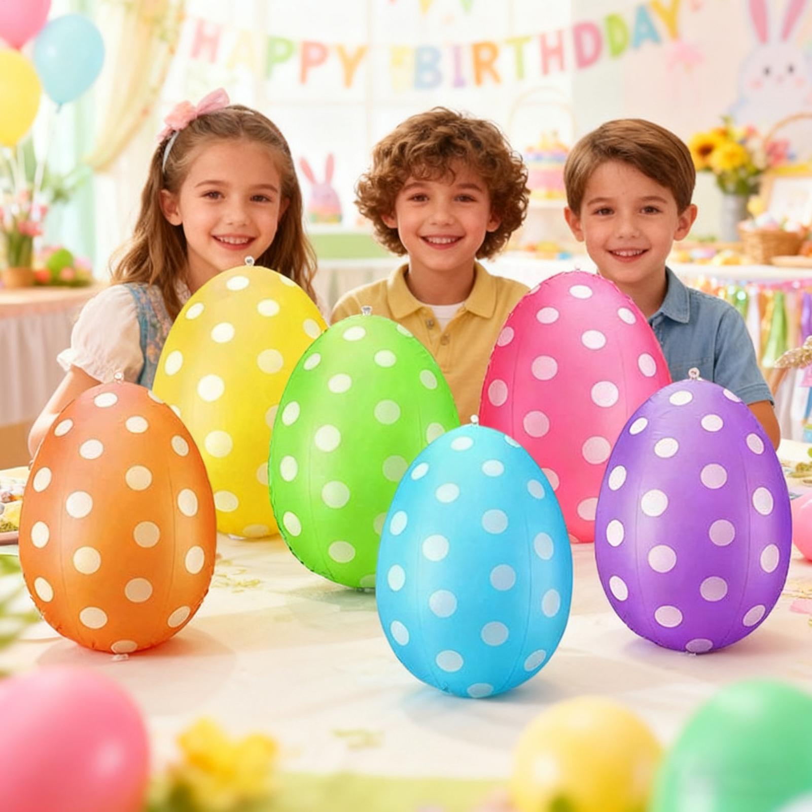 Oeufs de pâques gonflables 6 p - Party Games Easter Egg avis et prix