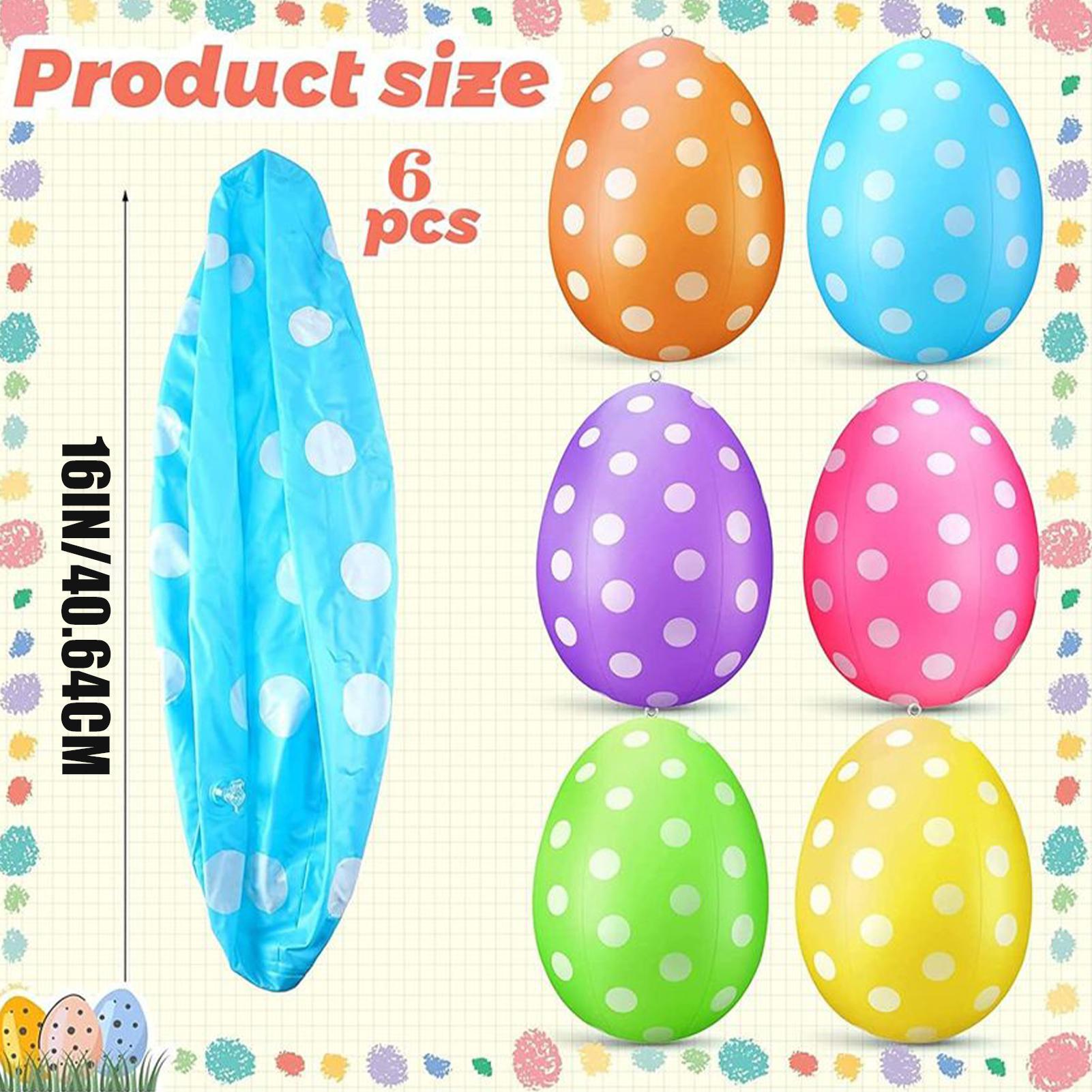 Oeufs de pâques gonflables 6 p - Party Games Easter Egg avis et prix