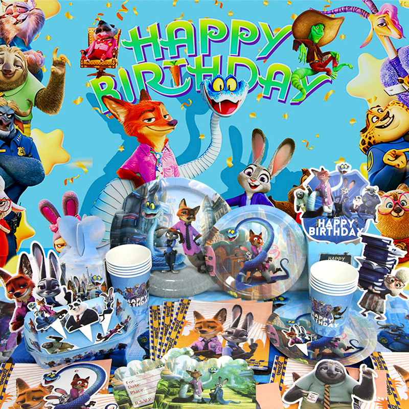 Décorations de fête d'annivers - Zootopia Party Games avis et prix