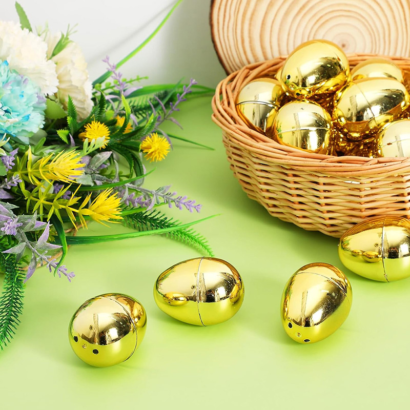 Oeufs de pâques dorés en plast - Party Games Easter Egg avis et prix