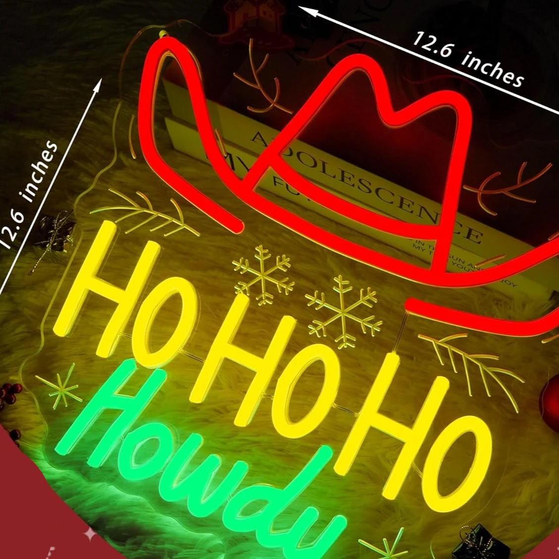 Enseigne néon de Noël Ho Ho Ho - Party Games Shop avis et prix