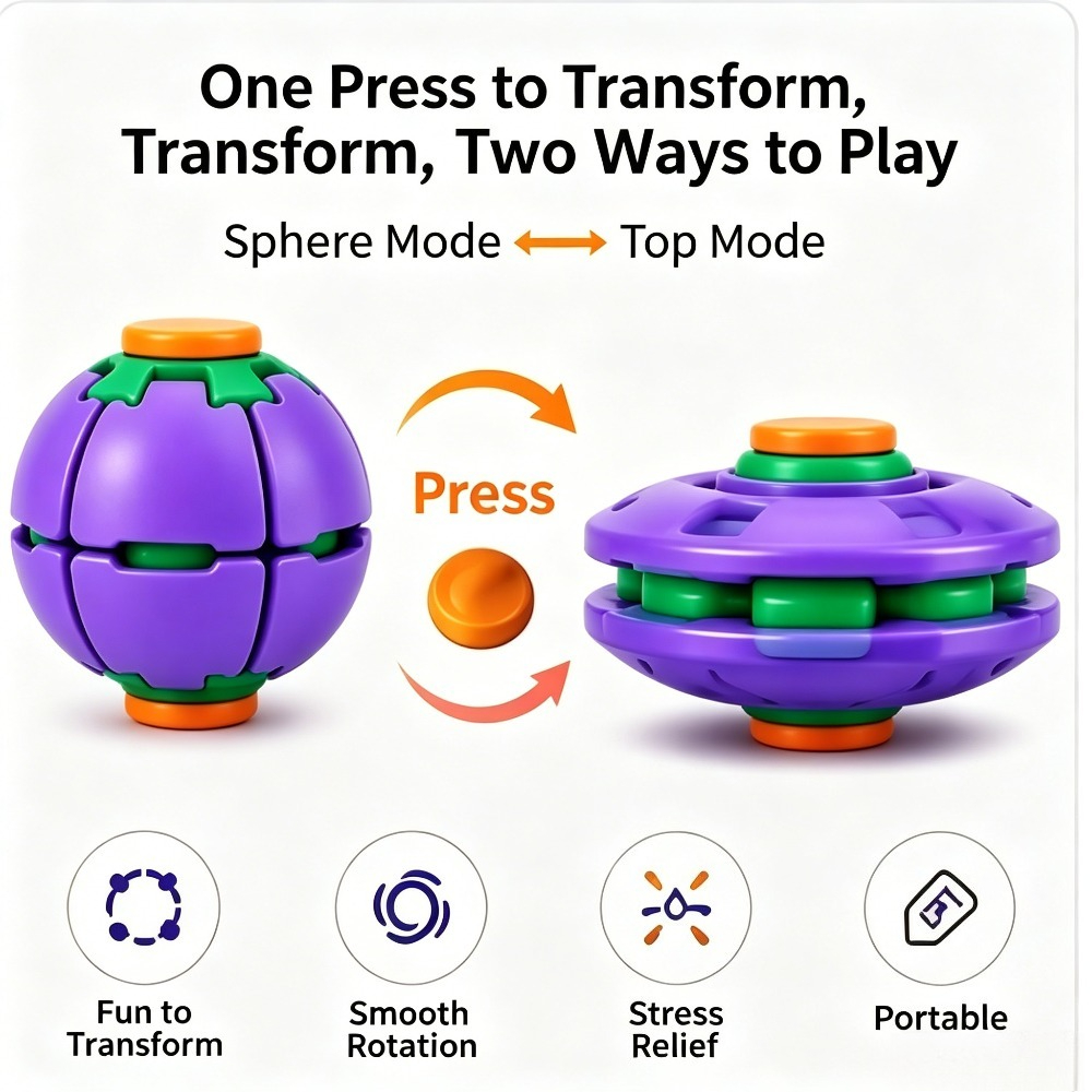 Balle Fidget Spinner Transform - Party Games Crazy avis et prix