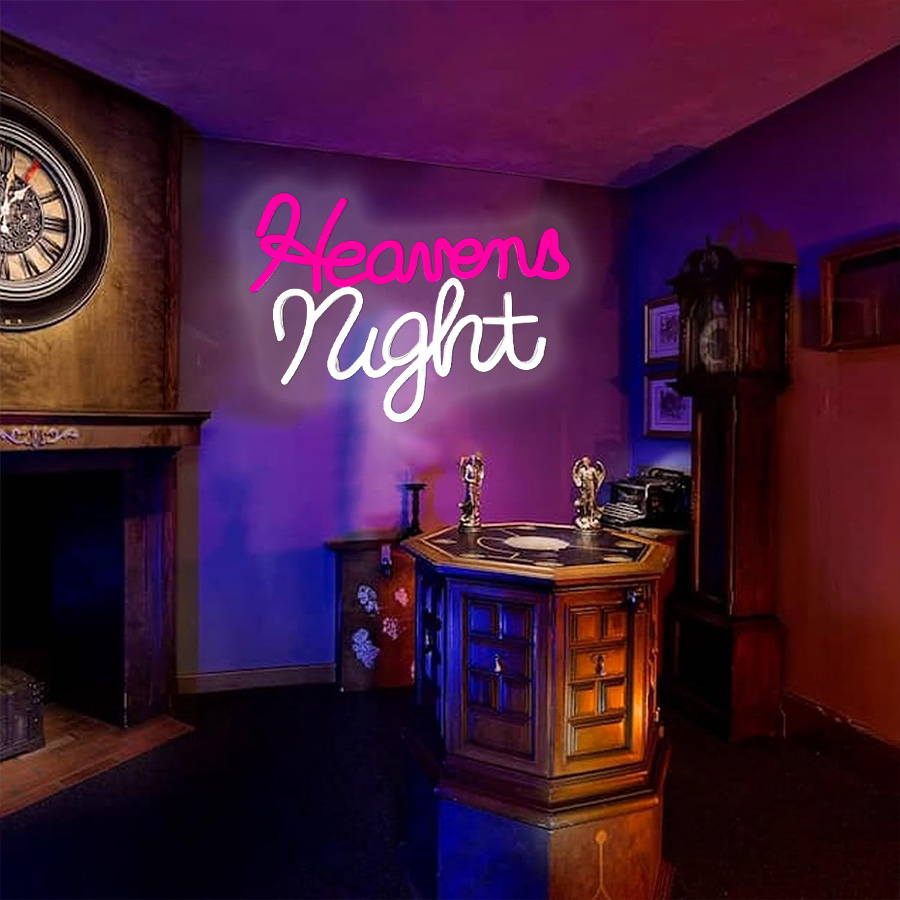 Enseigne néon LED Heaven Night - Party Games Shop avis et prix