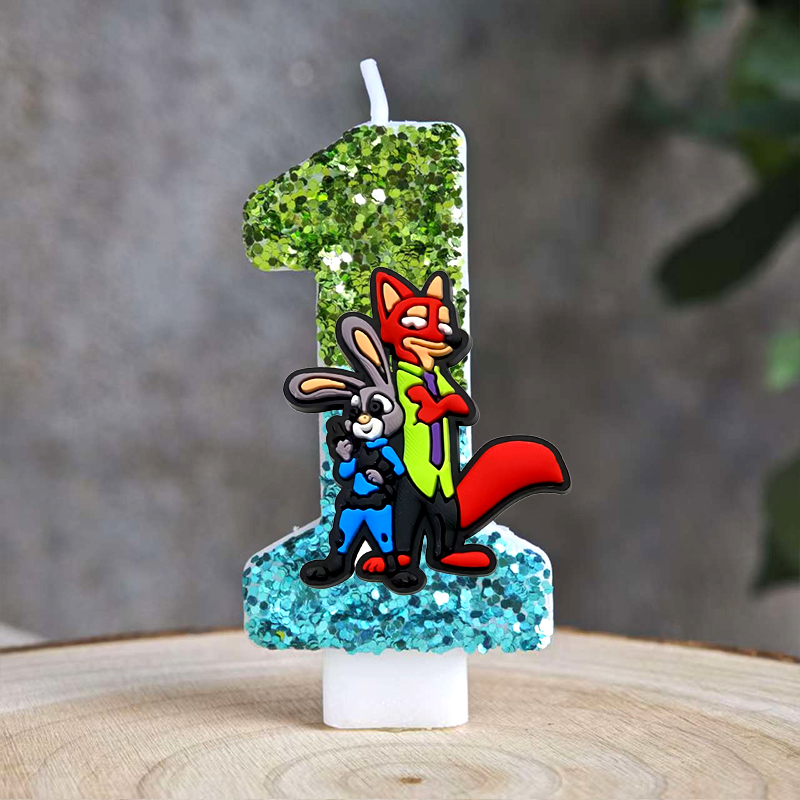 Bougie Anniversaire Zootopia N - Zootopia Party Games avis et prix
