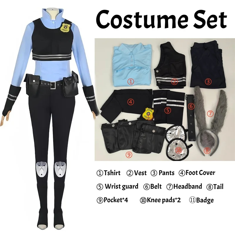 ☣ Nouveau Costume Judy Hopson  - Zootopia Party Games avis et prix