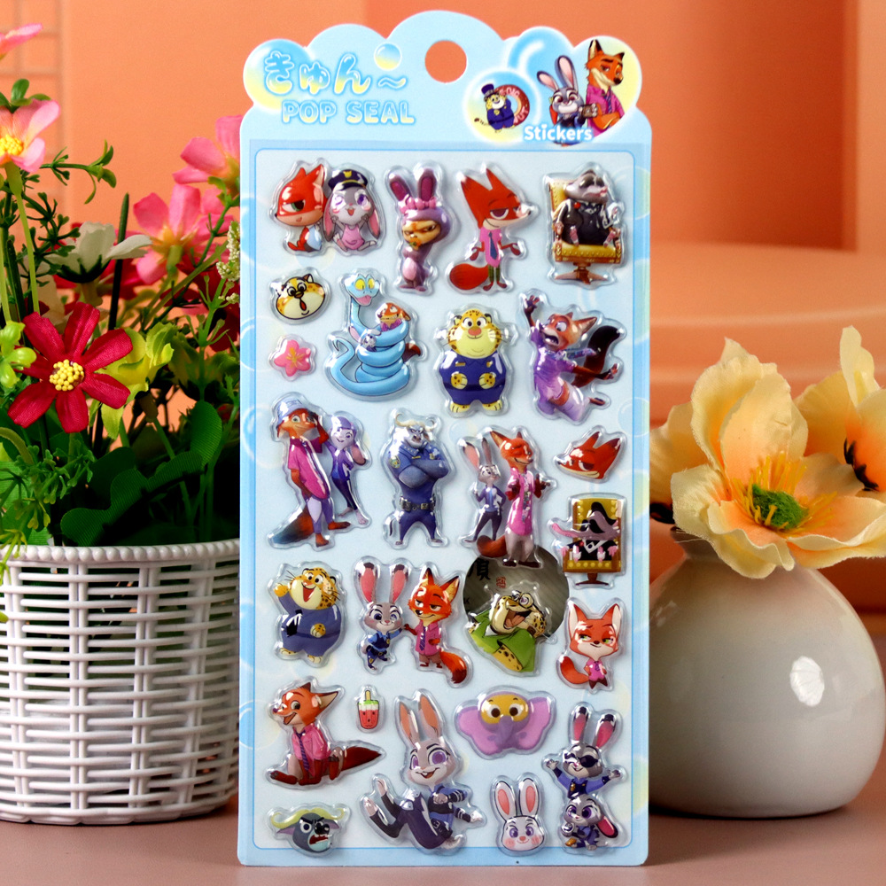Autocollants en relief 3D Zoot - Zootopia Party Games avis et prix